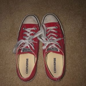 Red Converse size 8